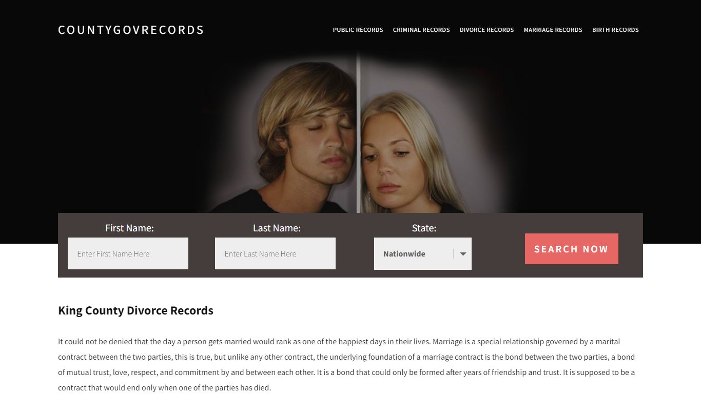 King County Divorce Records | Enter Name and Search|14 Days Free